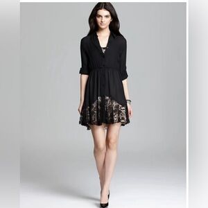Alice +Olivia shirt dress- Raquel button down